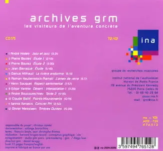 Archives GRM [Groupe de Recherches Musicales] (2005)