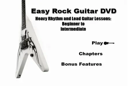 Easy Rock Guitar - Heavy Rhythm and Lead Guitar Lessons: Beginner to Intermediate