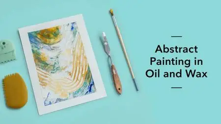 Abstract Painting in Oil & Wax