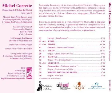 Catherine Greuillet, etc. - Messe à l'usage des Dames Religieuses (2007) {Editions Hortus}