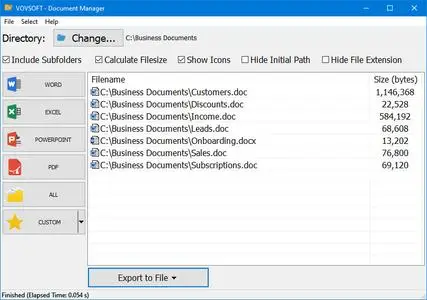 VovSoft Document Manager 1.7