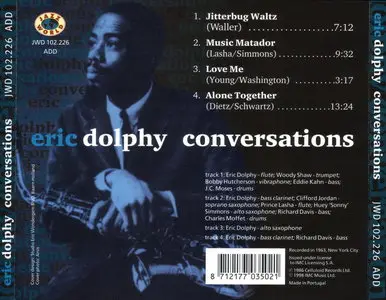 Eric Dolphy - Conversations (1963) [Remastered 1998] {PROPER}