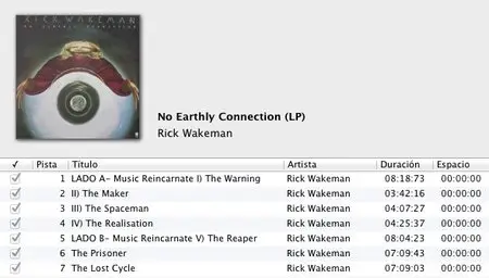 Rick Wakeman - No Earthly Connection (1976) US Monarch 1st Pressing - LP/FLAC in 24bit/48kHz