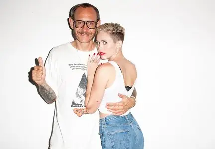 Miley Cyrus at Terry Richardson's studio August 14, 2013