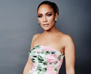 Jennifer Lopez by Michael Buckner at the Palm Springs International Film Festival Awards Gala on January 2, 2020