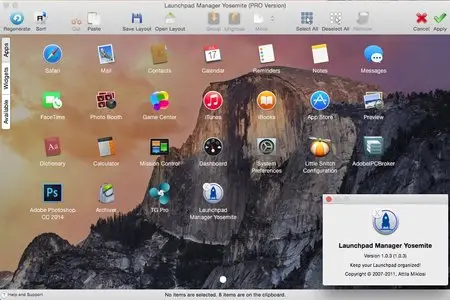 Launchpad Manager Yosemite Pro 1.0.3 Mac OS X