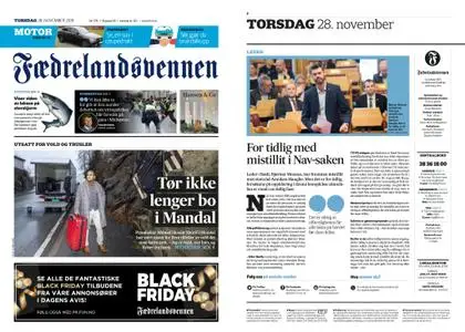 Fædrelandsvennen – 28. november 2019