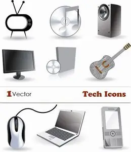 Tech Icons Vectors