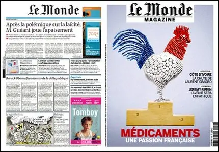 Le Monde - 16 April 2011 (+ Supplement)