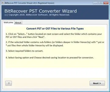 BitRecover PST Converter Wizard 13.2.0.0 Portable