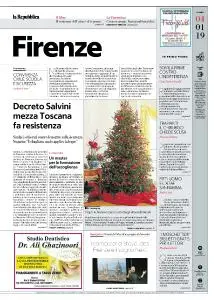 la Repubblica Firenze - 4 Gennaio 2019