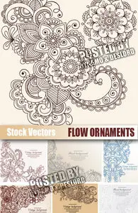 Flow Ornaments - Stock Vectors
