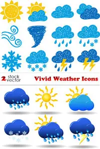 Vectors - Vivid Weather Icons