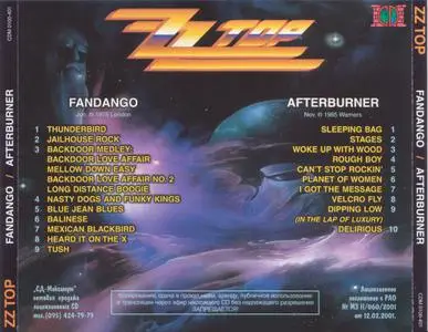 ZZ Top - Fandango `75 & Afterburner `85 (2001)