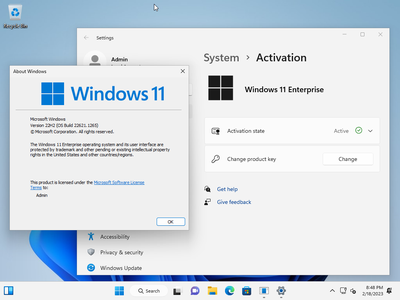 Windows 11 Enterprise 22H2 Build 22621.1265 (No TPM Required) With Office 2021 Pro Plus Multilingual Preactivated