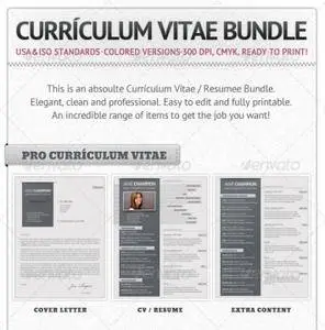 GraphicRiver - Curriculum Vitae Bundle