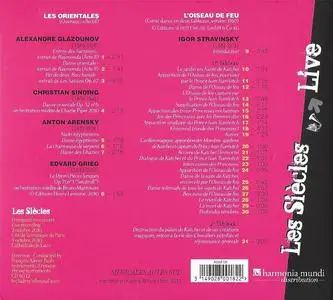 François-Xavier Roth, Les Siècles - Stravinsky: L'Oiseau de Feu; Glazunov, Sinding, Arensky, Grieg: Les Orientales (2011)