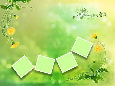 Green collage