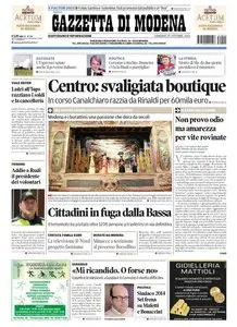 La Gazzetta di Modena - 25.10.2013