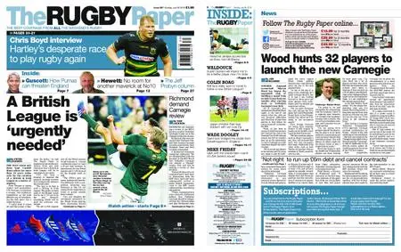 The Rugby Paper – July 28, 2019