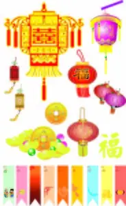 China elements vector