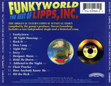 Lipps, Inc. - Funkyworld: The Best Of... (1992) {Casablanca/PolyGram}