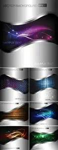 Abstract Metal Backgrounds Vector 