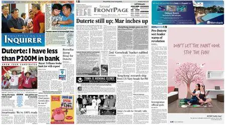 Philippine Daily Inquirer – April 30, 2016