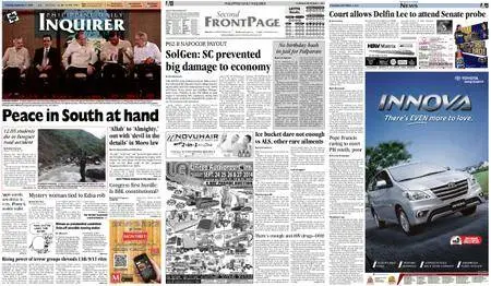 Philippine Daily Inquirer – September 11, 2014