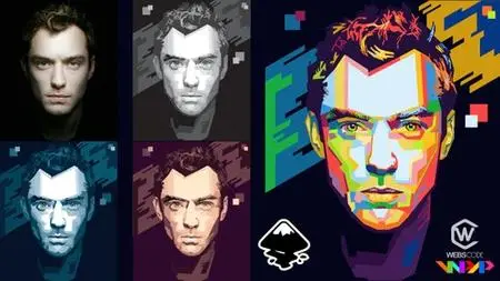 Create vector in the WPAP style using inkscape