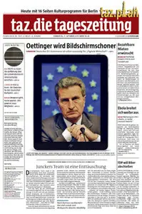 Tageszeitung TAZ vom 11 September 2014