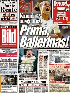 Bild Zeitung vom 27 Juni 2011
