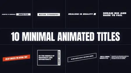 Minimal Animated Titles 47327096