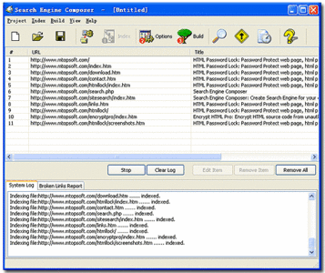 Portable Search Engine Composer v5.8