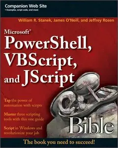 Microsoft PowerShell, VBScript & JScript Bible (Repost)