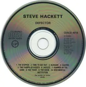 Steve Hackett - Defector (1980) [UK 1st Press, 1989]