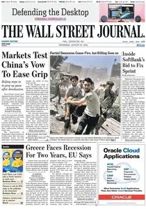 The Wall Street Journal Europe - Thursday, 13 August 2015