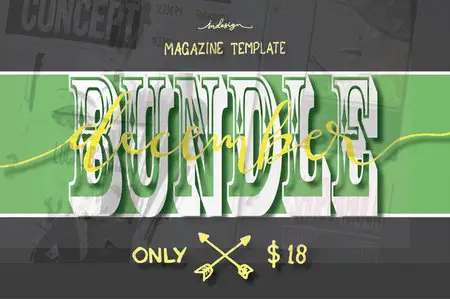 CreativeMarket - Magazine Template Bundle 8 in 1
