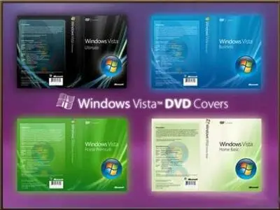 Windows Vista DVD Covers -  High Res