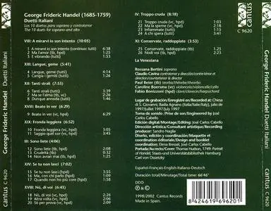 Rossana Bertini, Claudio Cavina, La Venexiana - George Frideric Handel: Duetti Italiani (2002)