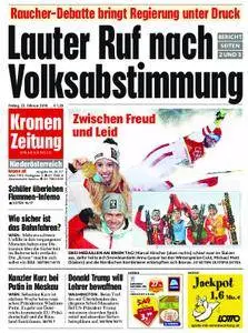 Kronen Zeitung Niederösterreich - 23. Februar 2018