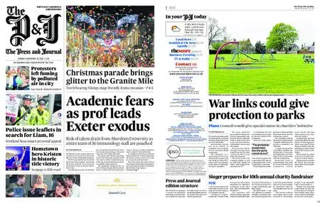 The Press and Journal Aberdeenshire – November 26, 2018