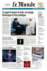 Le Monde du Dimanche 7 et Lundi 8 Mars 2021