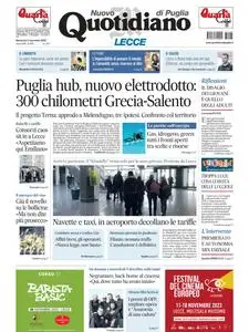 Quotidiano di Puglia Lecce - 5 Novembre 2023