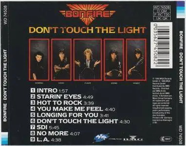 Bonfire - Don't Touch The Light (1986)