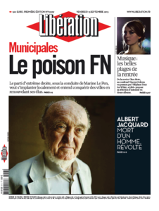 Libération du Vendredi 13 Septembre 2013