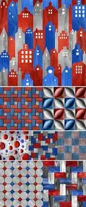 Stock Photo Abstract paneling pattern, seamless pattern