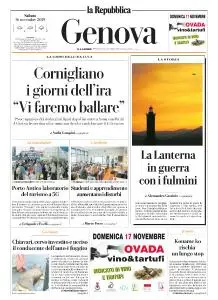 la Repubblica Genova - 16 Novembre 2019