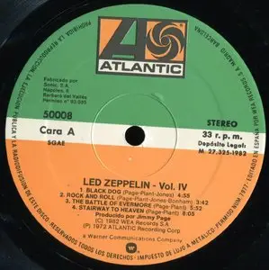 Led Zeppelin - Led Zeppelin IV {SP Reissue} vinyl rip 24/96 