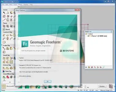 Geomagic Freeform (Plus) 2017.0.84